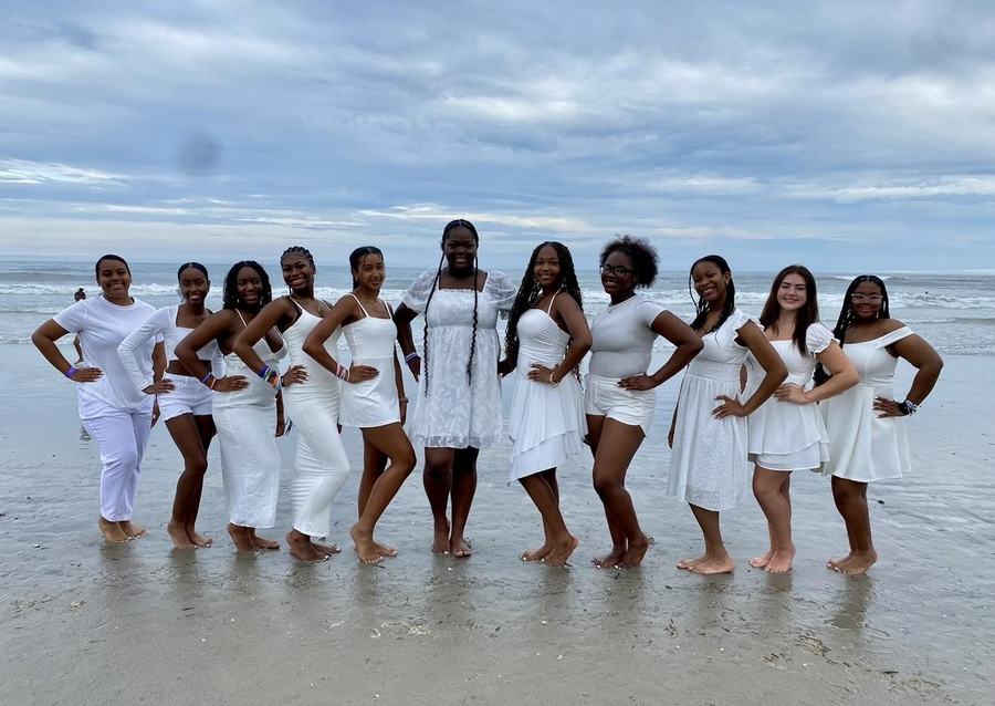 Celebrating on the Beach